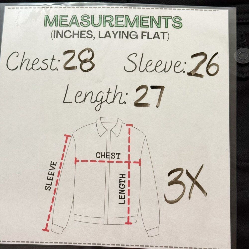 Levi's NWT Sz 3X Black Plus Trucker Denim Jean Jacket - Picture 3 of 12